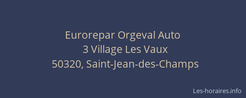 Eurorepar Orgeval Auto