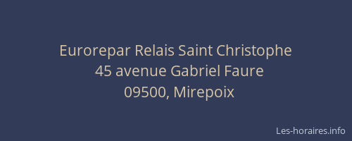 Eurorepar Relais Saint Christophe