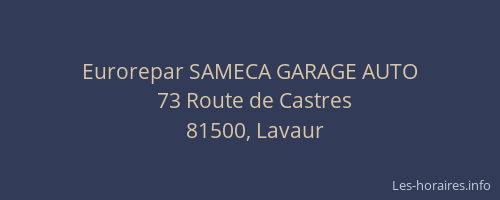 Eurorepar SAMECA GARAGE AUTO
