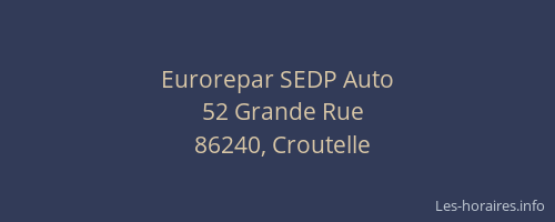 Eurorepar SEDP Auto