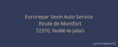 Eurorepar Sevin Auto Service