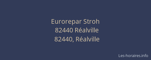 Eurorepar Stroh