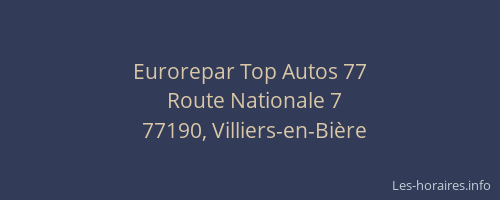 Eurorepar Top Autos 77