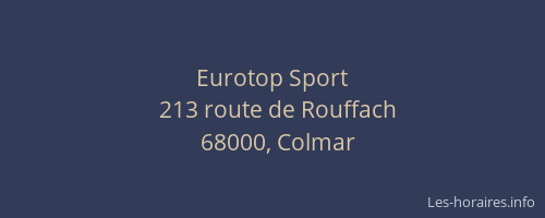 Eurotop Sport
