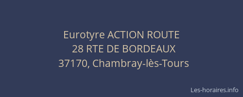 Eurotyre ACTION ROUTE
