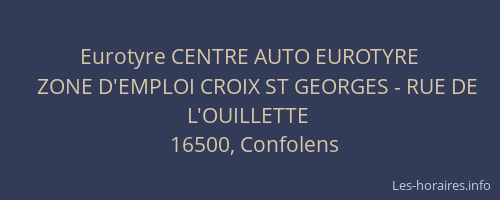 Eurotyre CENTRE AUTO EUROTYRE