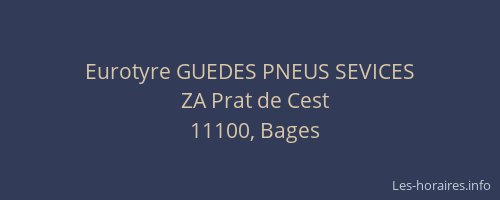 Eurotyre GUEDES PNEUS SEVICES