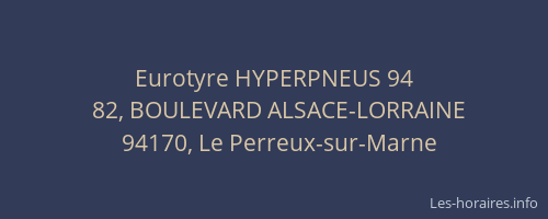 Eurotyre HYPERPNEUS 94