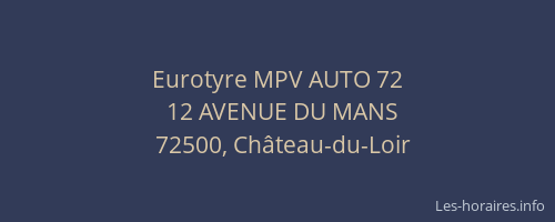 Eurotyre MPV AUTO 72