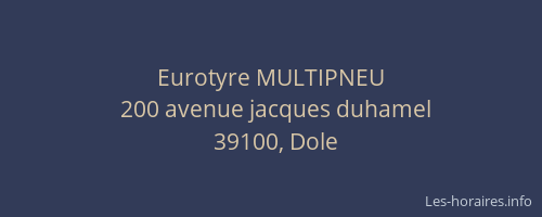 Eurotyre MULTIPNEU