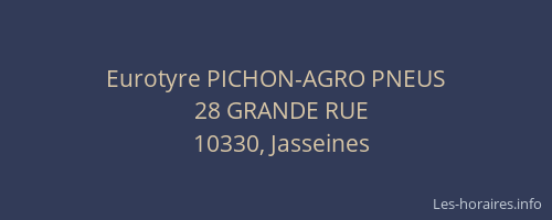 Eurotyre PICHON-AGRO PNEUS