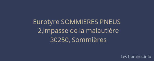 Eurotyre SOMMIERES PNEUS