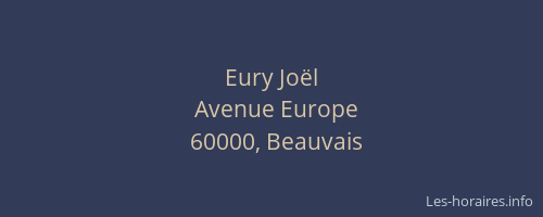 Eury Joël