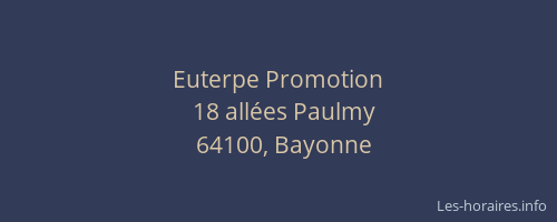 Euterpe Promotion