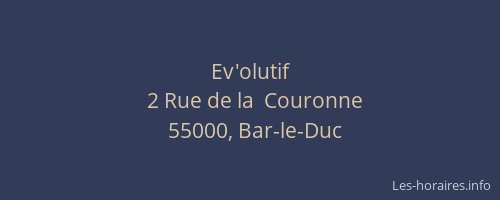 Ev'olutif