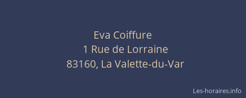 Eva Coiffure