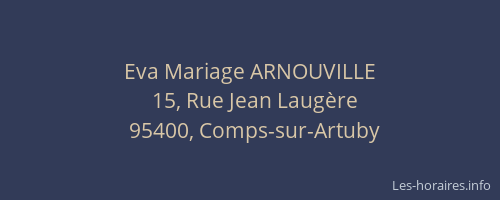 Eva Mariage ARNOUVILLE
