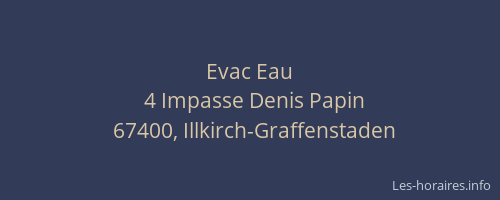 Evac Eau