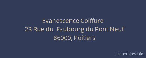 Evanescence Coiffure