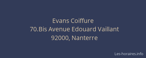Evans Coiffure