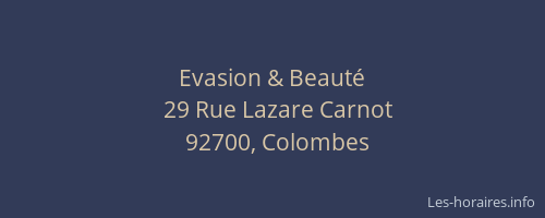 Evasion & Beauté
