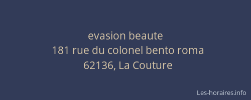 evasion beaute