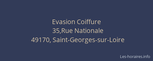 Evasion Coiffure