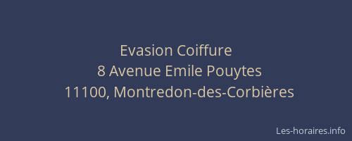 Evasion Coiffure
