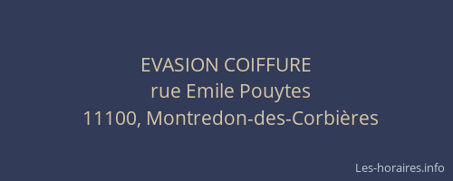EVASION COIFFURE