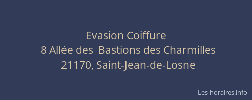 Evasion Coiffure