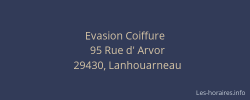 Evasion Coiffure