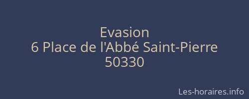 Evasion