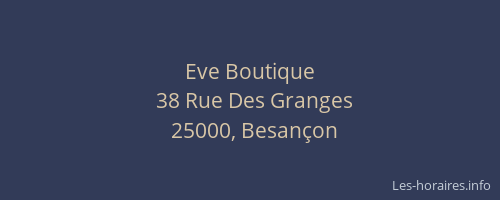 Eve Boutique