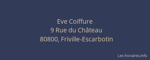 Eve Coiffure