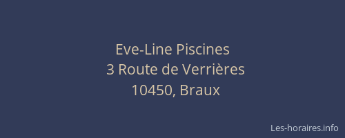 Eve-Line Piscines