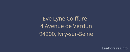 Eve Lyne Coiffure