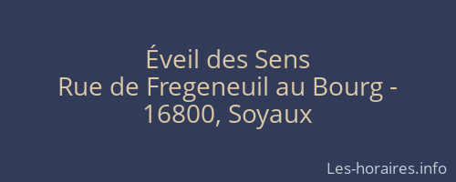 Éveil des Sens