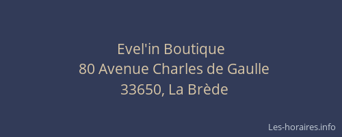 Evel'in Boutique