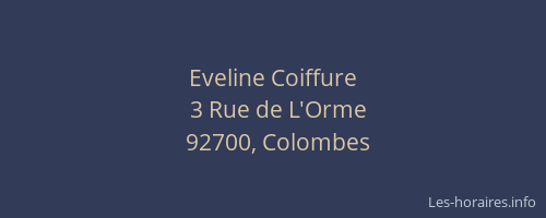 Eveline Coiffure