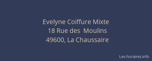 Evelyne Coiffure Mixte