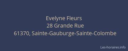 Evelyne Fleurs
