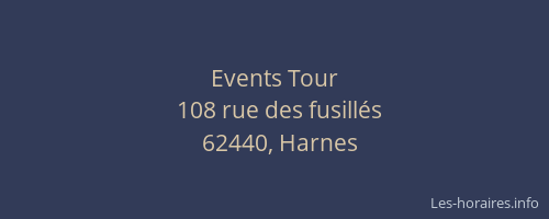 Events Tour