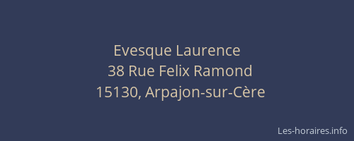 Evesque Laurence
