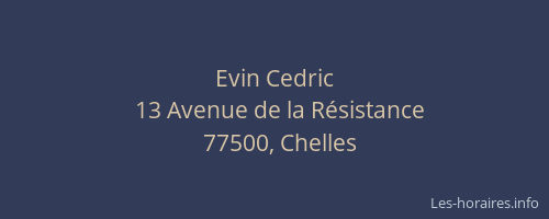 Evin Cedric