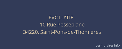 EVOLU'TIF