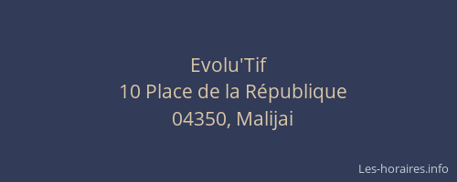Evolu'Tif