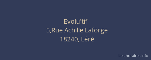 Evolu'tif