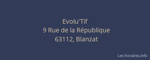 Evolu'Tif