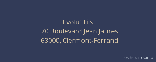 Evolu' Tifs