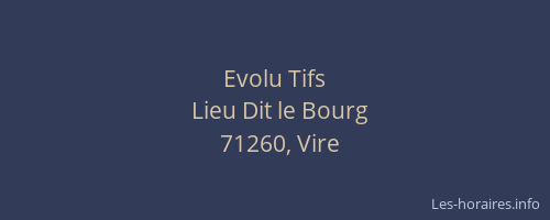 Evolu Tifs